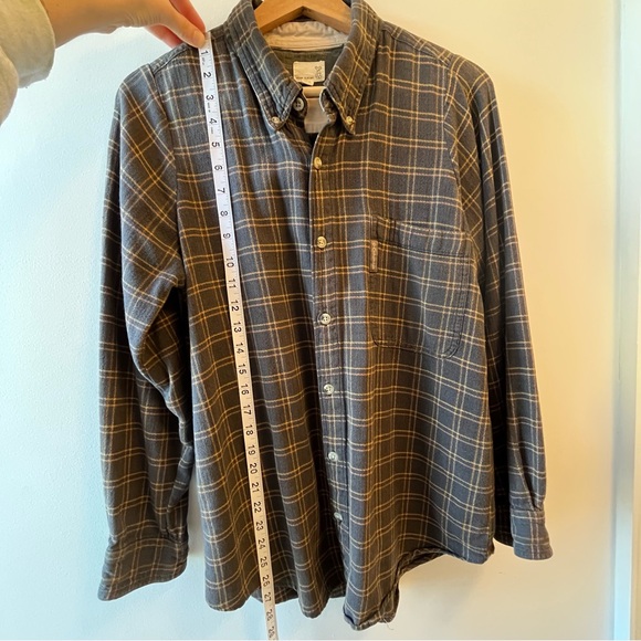 📦MUST GO free shipping! Columbia + Urban Renewal Flannel Shirt - M - Green - Picture 5 of 6